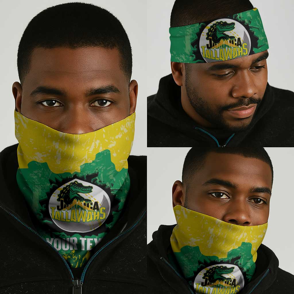 Afro Jamaica Cricket Neck Gaiter Go Champions Tallawahs Grunge Style LT14