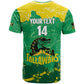 Custom Afro Jamaica Cricket T shirt Go Champions Tallawahs Grunge Style