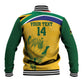 Custom South Africa Cricket Baseball Jacket Go Champions World Cup Proteas LT14