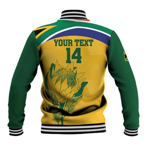 Custom South Africa Cricket Baseball Jacket Go Champions World Cup Proteas LT14