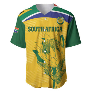 Custom South Africa Cricket Baseball Jersey Go Champions World Cup Proteas