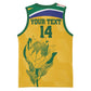 Custom South Africa Cricket Basketball Jersey Go Champions World Cup Proteas LT14