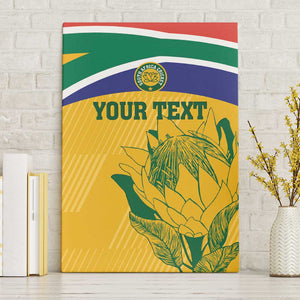 Custom South Africa Cricket Canvas Wall Art Go Champions World Cup Proteas