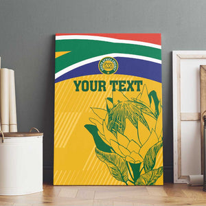 Custom South Africa Cricket Canvas Wall Art Go Champions World Cup Proteas