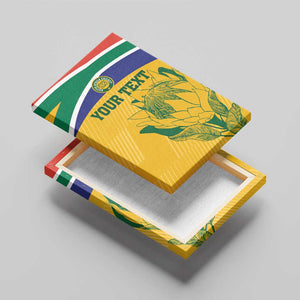 Custom South Africa Cricket Canvas Wall Art Go Champions World Cup Proteas