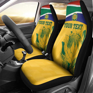 Custom South Africa Cricket Car Seat Cover Go Champions World Cup Proteas