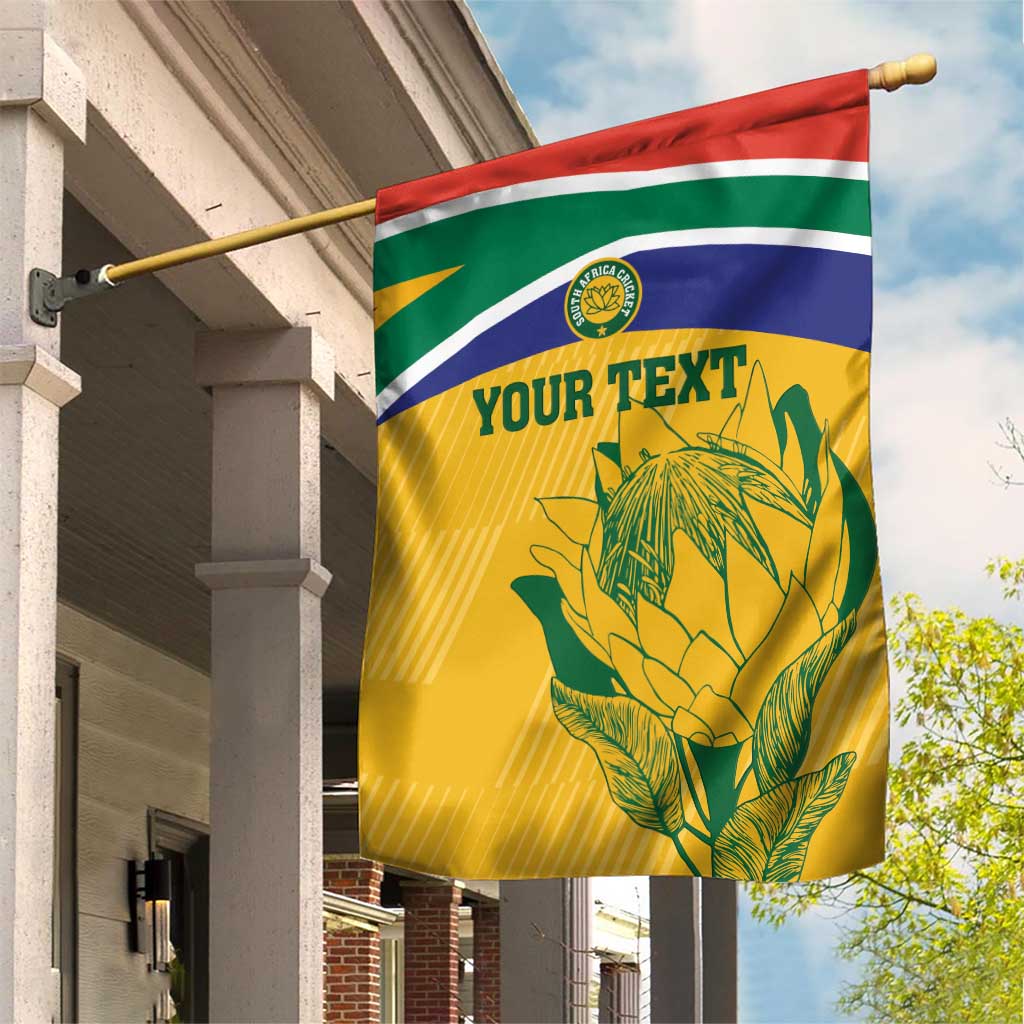 Custom South Africa Cricket Garden Flag Go Champions World Cup Proteas