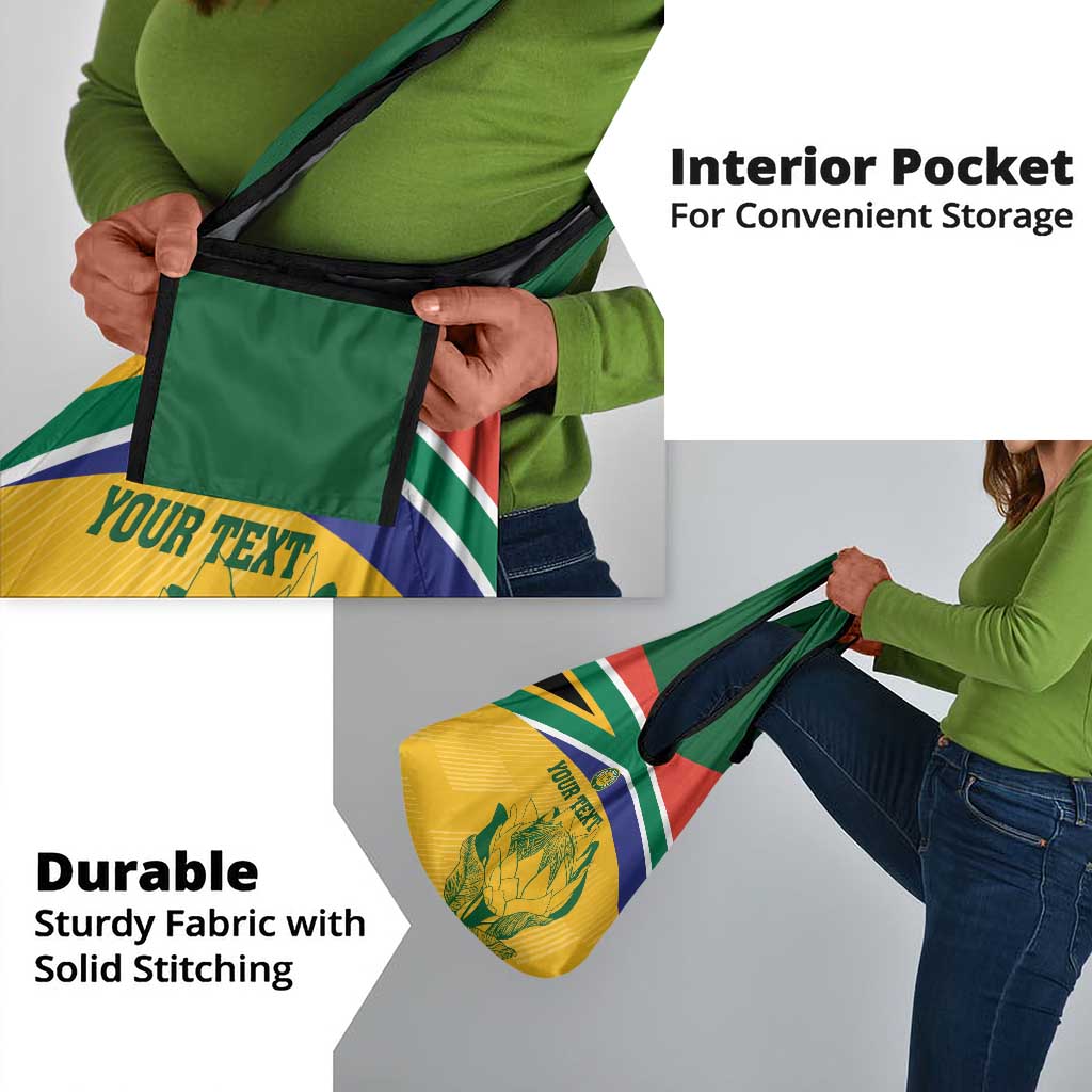 Custom South Africa Cricket Grocery Bag Go Champions World Cup Proteas