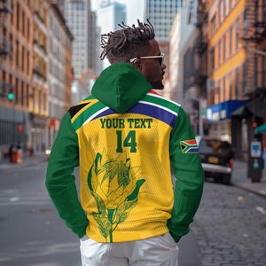 Custom South Africa Cricket Hoodie Go Champions World Cup Proteas