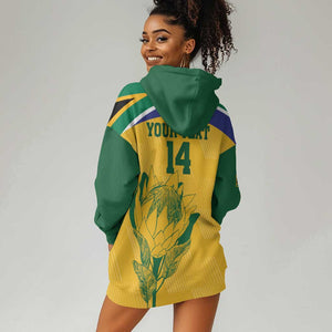 Custom South Africa Cricket Hoodie Dress Go Champions World Cup Proteas