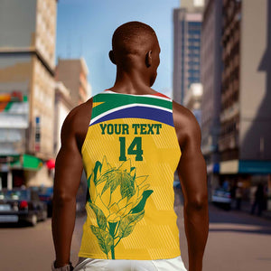 Custom South Africa Cricket Men Tank Top Go Champions World Cup Proteas