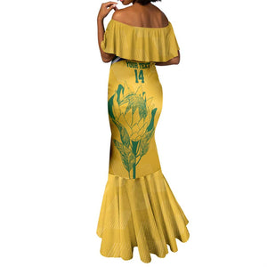 Custom South Africa Cricket Mermaid Dress Go Champions World Cup Proteas