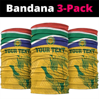 Custom South Africa Cricket Neck Gaiter Go Champions World Cup Proteas LT14