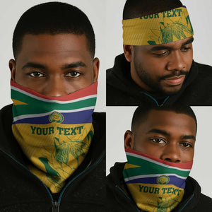 Custom South Africa Cricket Neck Gaiter Go Champions World Cup Proteas LT14