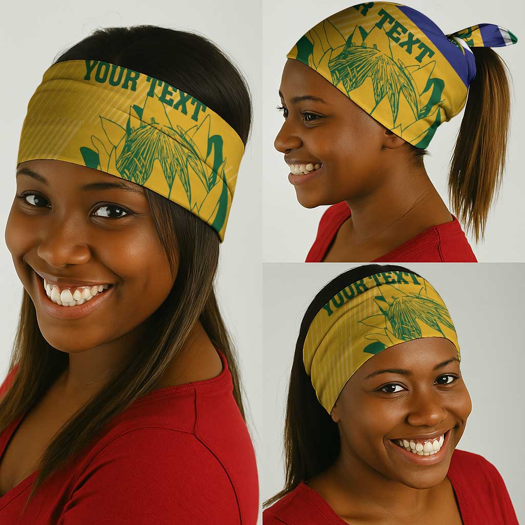 Custom South Africa Cricket Neck Gaiter Go Champions World Cup Proteas LT14
