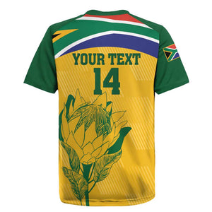 Custom South Africa Cricket Rugby Jersey Go Champions World Cup Proteas