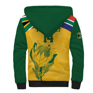 Custom South Africa Cricket Sherpa Hoodie Go Champions World Cup Proteas