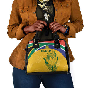 Custom South Africa Cricket Shoulder Handbag Go Champions World Cup Proteas