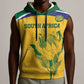 Custom South Africa Cricket Sleeveless Hoodie Go Champions World Cup Proteas - African Pride