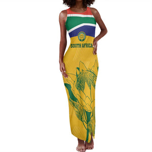 Custom South Africa Cricket Tank Maxi Dress Go Champions World Cup Proteas