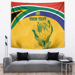 Custom South Africa Cricket Tapestry Go Champions World Cup Proteas