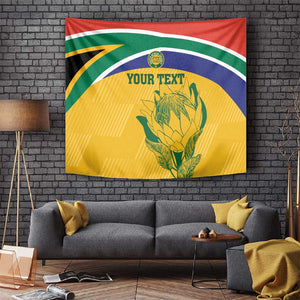 Custom South Africa Cricket Tapestry Go Champions World Cup Proteas