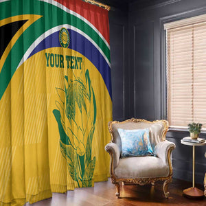 Custom South Africa Cricket Window Curtain Go Champions World Cup Proteas