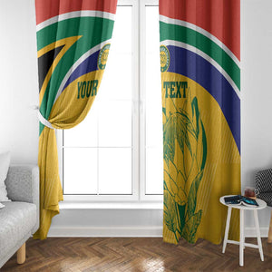 Custom South Africa Cricket Window Curtain Go Champions World Cup Proteas