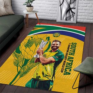 South Africa Cricket Area Rug 1st Champions World Cup Proud Of Our Boys