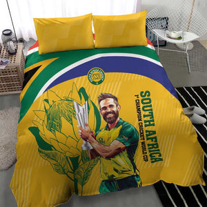 South Africa Cricket Bedding Set 1st Champions World Cup Proud Of Our Boys