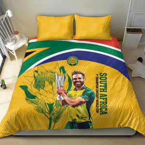 South Africa Cricket Bedding Set 1st Champions World Cup Proud Of Our Boys