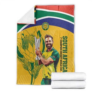 South Africa Cricket Blanket 1st Champions World Cup Proud Of Our Boys