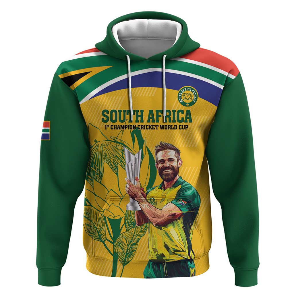 South Africa Cricket Hoodie 1st Champions World Cup Proud Of Our Boys