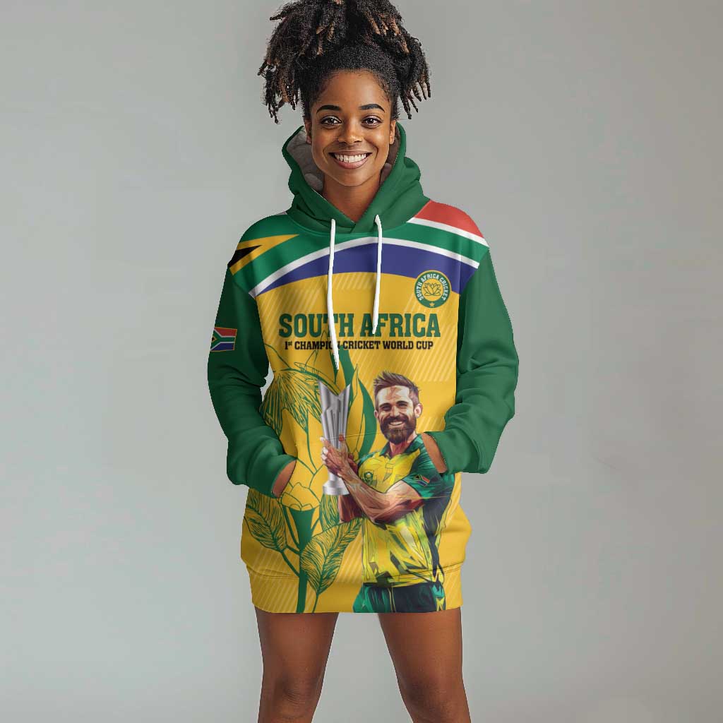 South Africa Cricket Hoodie Dress 1st Champions World Cup Proud Of Our Boys