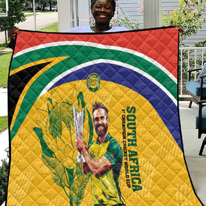 South Africa Cricket Quilt 1st Champions World Cup Proud Of Our Boys