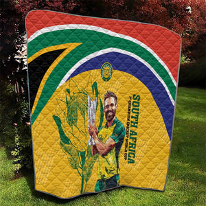 South Africa Cricket Quilt 1st Champions World Cup Proud Of Our Boys