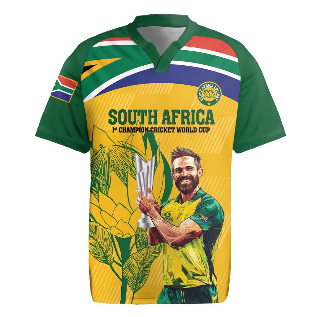 South Africa Cricket Rugby Jersey 1st Champions World Cup Proud Of Our Boys