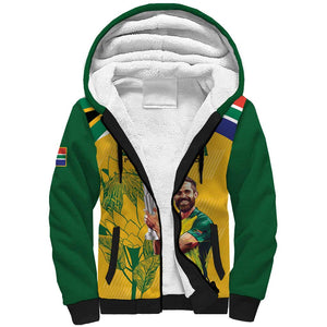 South Africa Cricket Sherpa Hoodie 1st Champions World Cup Proud Of Our Boys