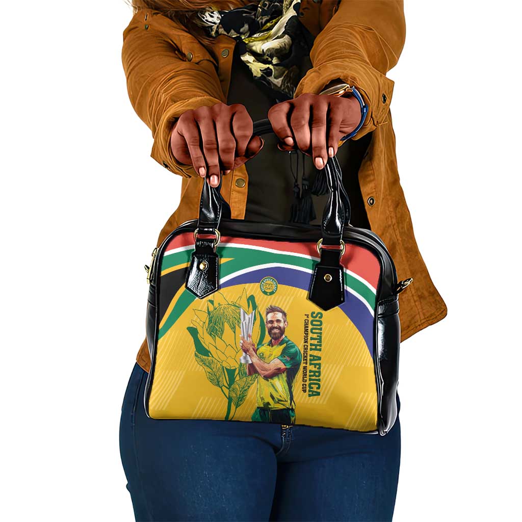 South Africa Cricket Shoulder Handbag 1st Champions World Cup Proud Of Our Boys