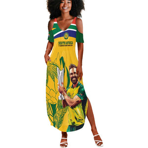 South Africa Cricket Summer Maxi Dress 1st Champions World Cup Proud Of Our Boys