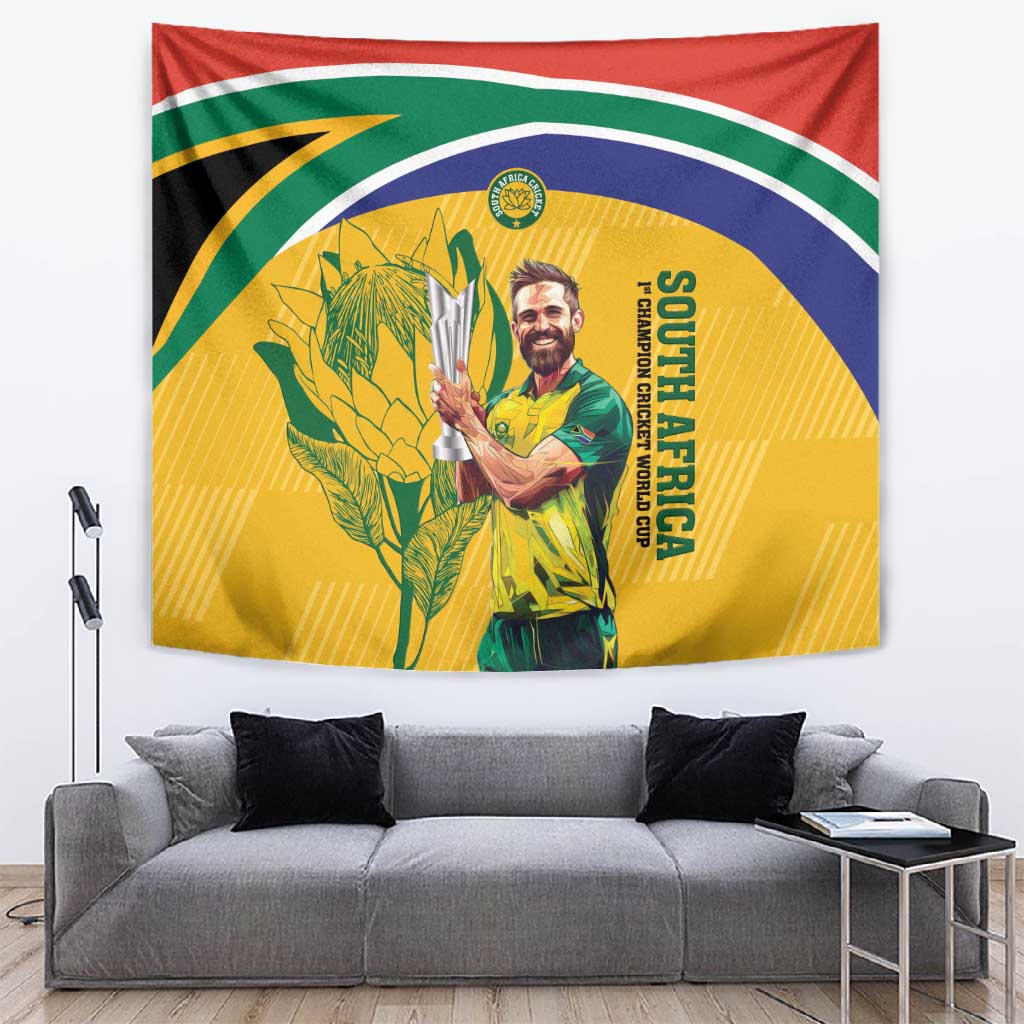 South Africa Cricket Tapestry 1st Champions World Cup Proud Of Our Boys