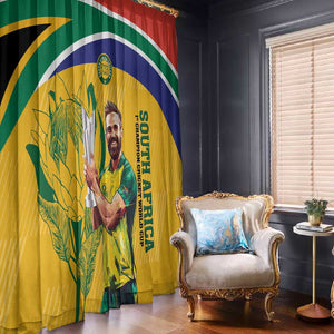 South Africa Cricket Window Curtain 1st Champions World Cup Proud Of Our Boys