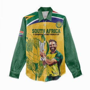 South Africa Cricket Women Casual Shirt 1st Champions World Cup Proud Of Our Boys