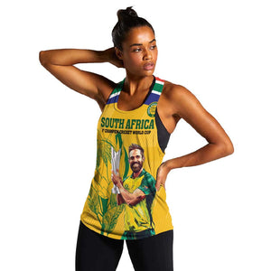 South Africa Cricket Women Racerback Tank 1st Champions World Cup Proud Of Our Boys