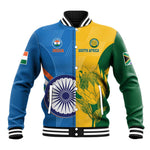 Custom India And South Africa Cricket Baseball Jacket 2024 Together Dynamic Version LT14