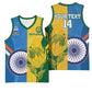Custom India And South Africa Cricket Basketball Jersey 2024 Together Dynamic Version LT14