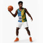 Custom India And South Africa Cricket Basketball Jersey 2024 Together Dynamic Version LT14