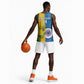 Custom India And South Africa Cricket Basketball Jersey 2024 Together Dynamic Version LT14