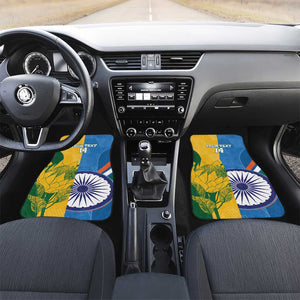 Custom India And South Africa Cricket Car Mats 2024 Together Dynamic Version