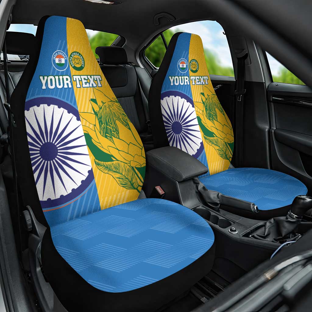 Custom India And South Africa Cricket Car Seat Cover 2024 Together Dynamic Version